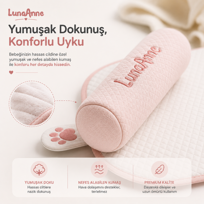 LunaAnne Ortopedik Bebek Düz kafa yastığı